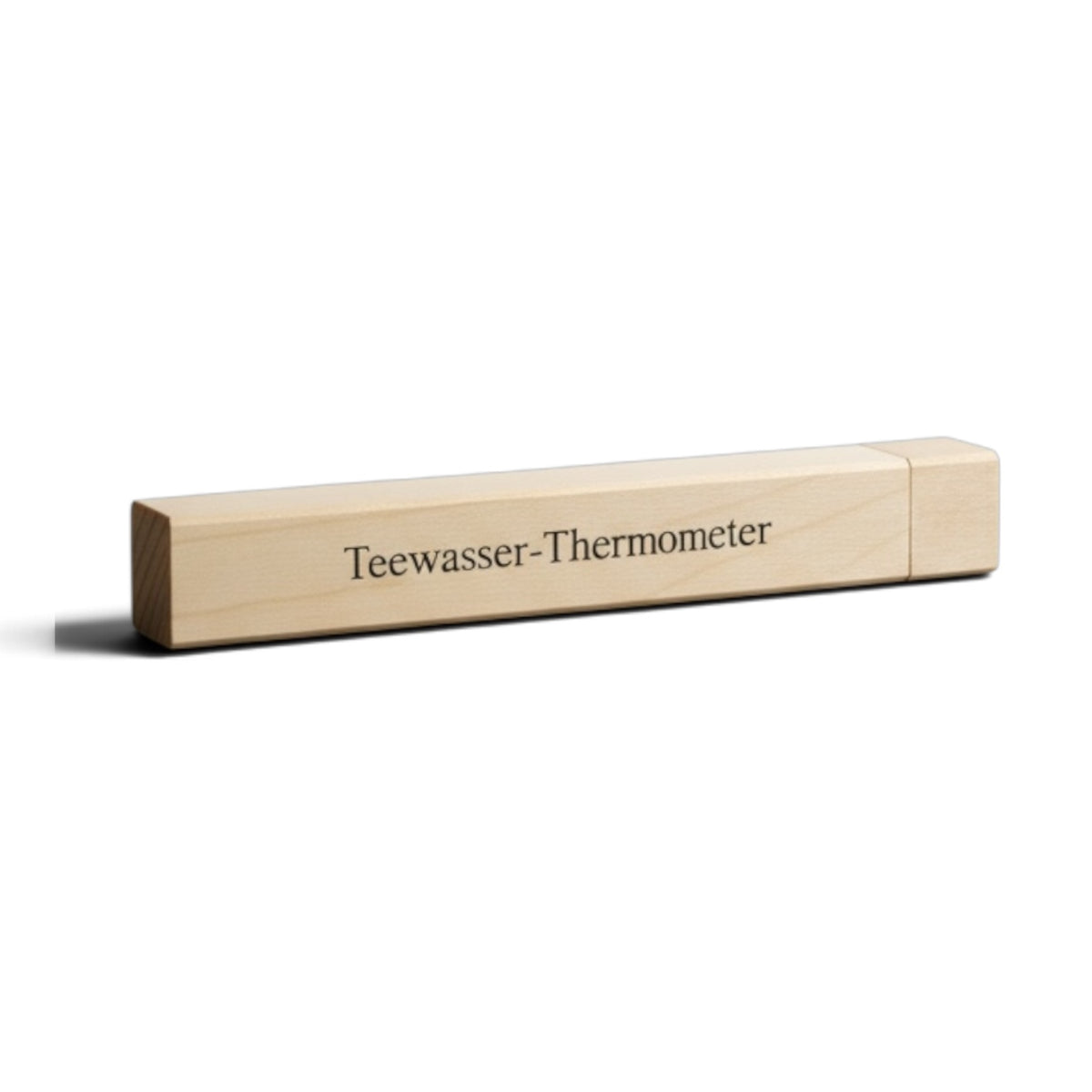 Teewasser-Thermometer mit Holzschatulle