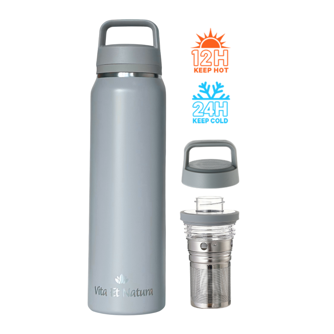 Thermosflasche (700 ml) mit Teefilter
