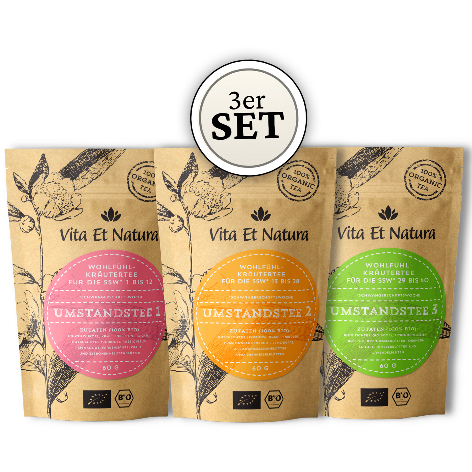 BIO Schwangerschaftstee Set