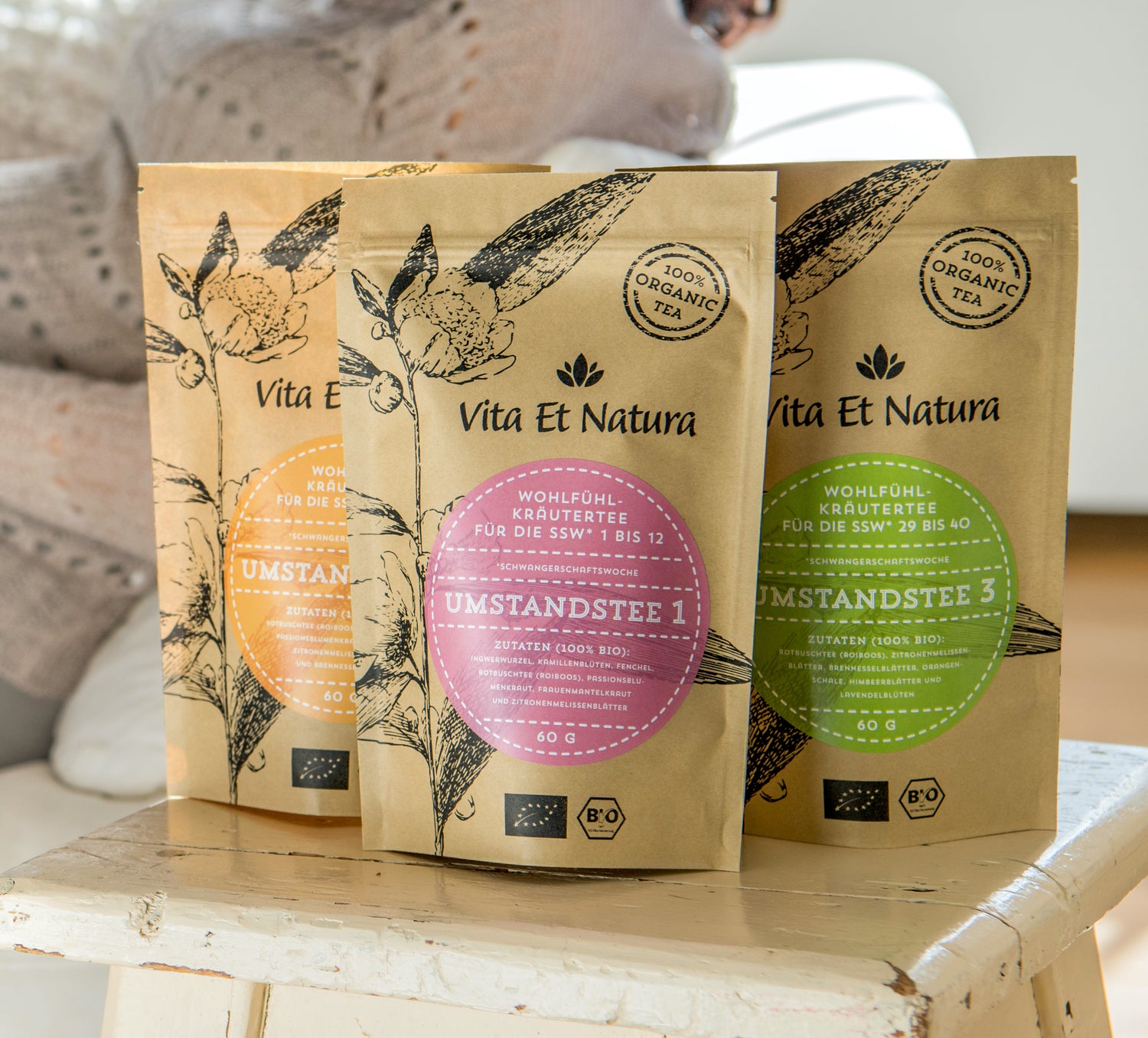 BIO Umstandstee Trimester-Set