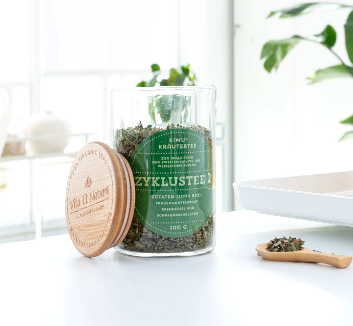 BIO Zyklustee-Set im Vorratsglas