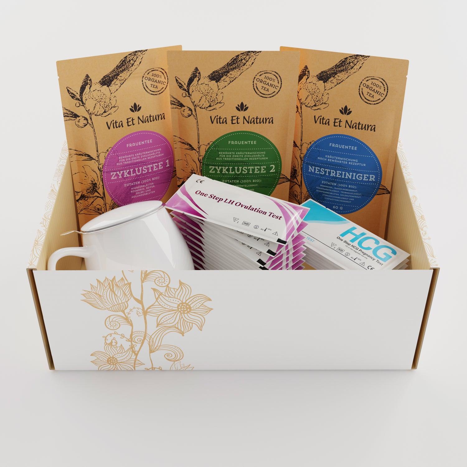 Tee-Geschenkbox zur Familienplanung
