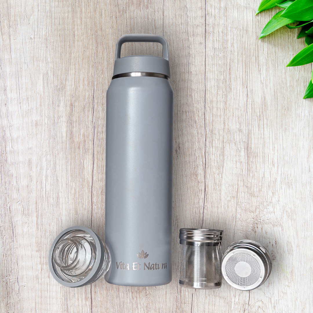 Thermosflasche (700 ml) mit Teefilter